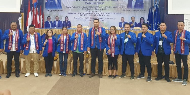 Darwin Sitompul Terpilih jadi Ketua DPD GAMKI SUMUT 2021-2024