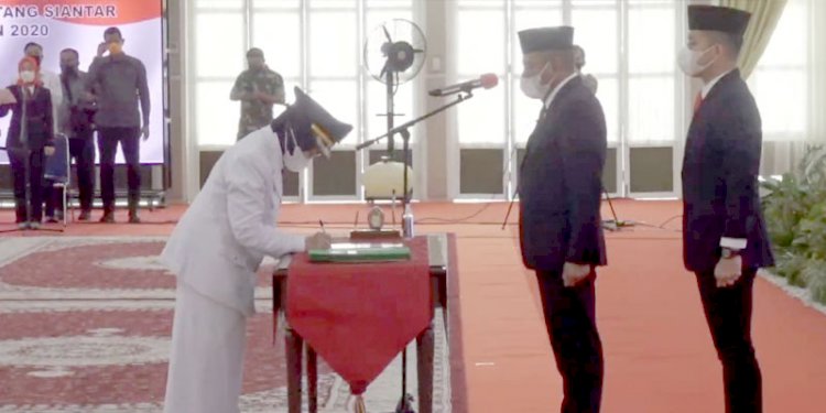 Edy Rahmayadi Lantik Susanti Dewayani Menjadi Wakil Wali Kota Pematangsiantar