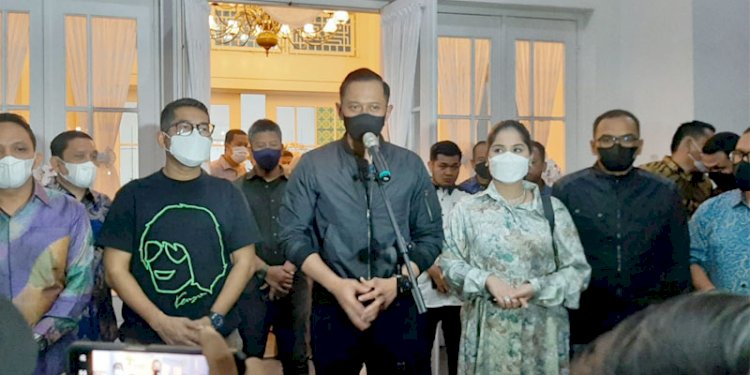 Makan Malam di Rumah Dinas Gubsu, AHY Pastikan Demokrat Dukung Edy Rahmayadi