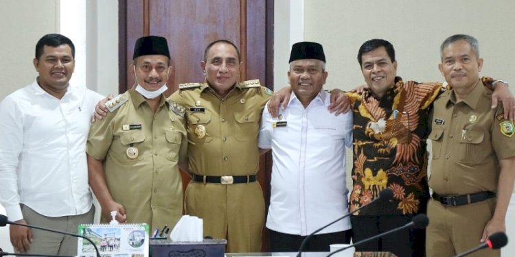 Pertemukan Ali Sutan dan Ahmad Zarnawi, Edy Rahmayadi: Roda Pemerintahan Palas Dipimpin Plt Bupati