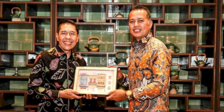 Wakil Gubernur Musa Rajekshah Menjajaki Kerjasama dengan Menteri Singapura