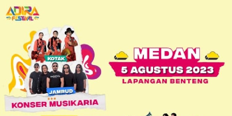 Rayakan 33 Tahun, Adira Gelar Konser Musikaria di Medan