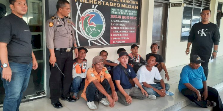 Tim Gabungan Dishub dan Polrestabes Medan Tertibkan 96 Jukir Liar di Kota Medan
