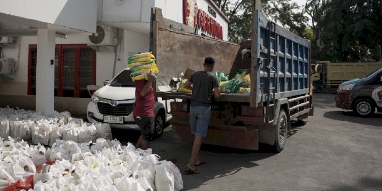 Gerindra Sumut Kembali Bantu Korban Banjir di Langkat, Kirim 1000 Paket ke Besitang