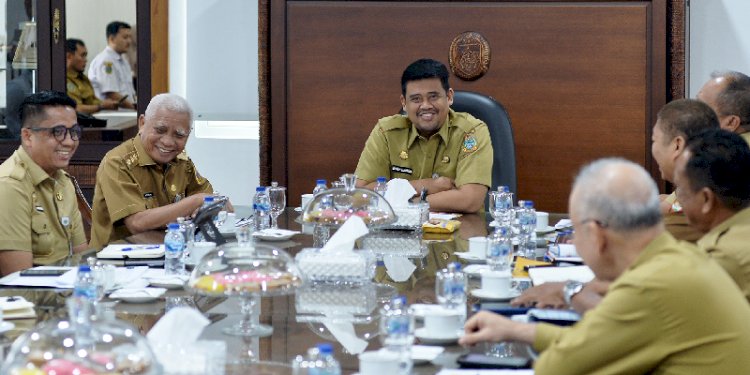 Terima Kunjungan Bupati Asahan, Bobby Nasution Pastikan Percepatan Pembangunan Infrastruktur