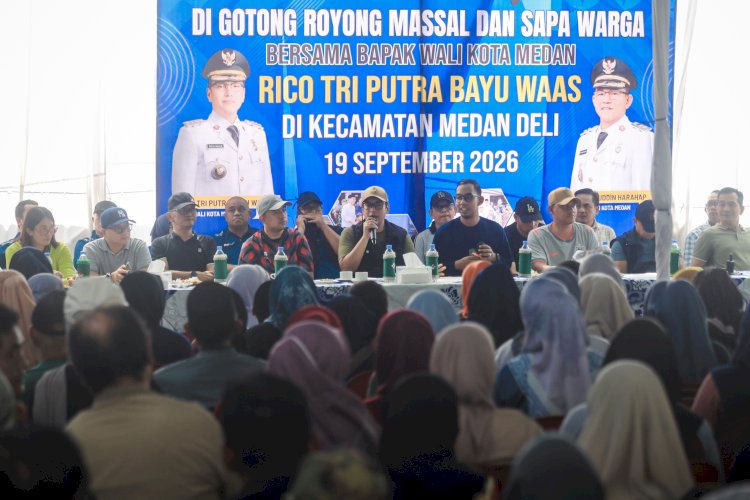 Dari KTP Rusak hingga Jalan Rusak, Keluhan Warga Medan Deli Dijawab Rico Waas