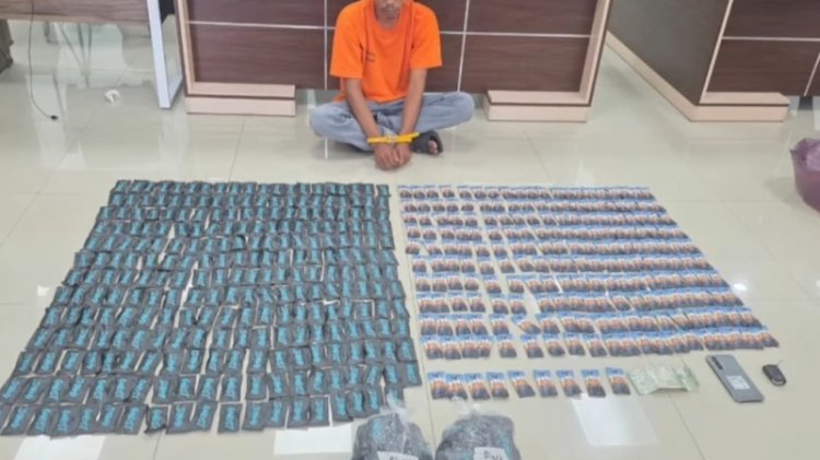 Polda Sumut Tangkap Kurir 668 Bungkus Pod Getar, Tujuannya Aceh Tamiang