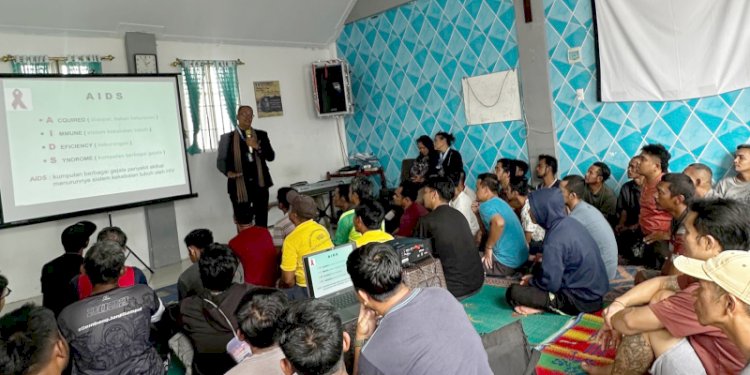 Aksi Kepedulian, Komisi HIV AIDS dan NAPZA GBKP Edukasi Warga Binaan Rutan Kabanjahe