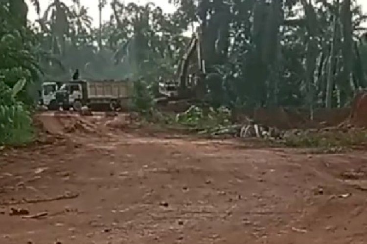 Diduga Tanpa Dokumen Perizinan, Aktivitas Galian C Milik Oknum Kadus Bebas Beroperasi di Asahan