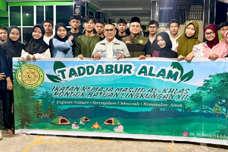 Muhammad Edison Ginting ke Remaja Masjid Al Ikhlas Pondok Batuan Tadabbur Alam: Jaga Ukhuwah Dan Ibadah