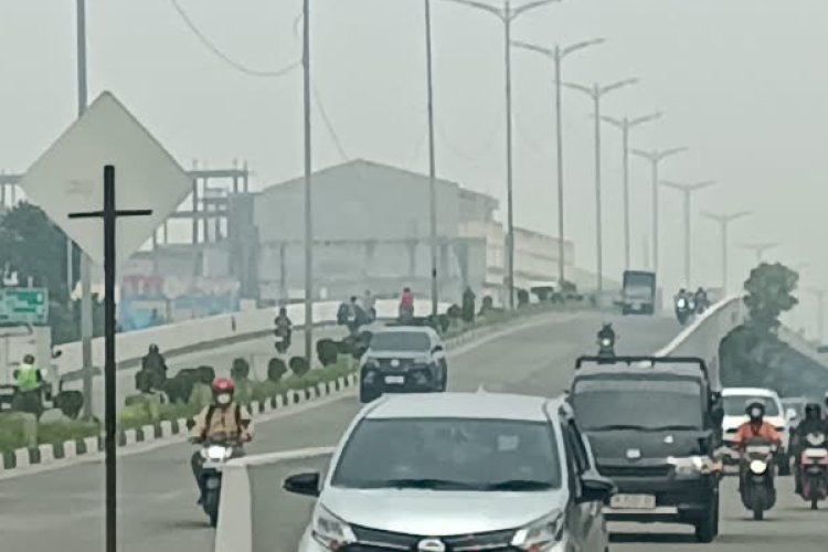 Kabut Asap Selimuti Kota Medan, Anggota DPRD Medan Himbau Siswa Pakai Masker