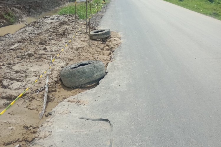 Jalan Sutami Asahan Rusak Parah, Rekanan Pipa Gas Janji Perbaiki