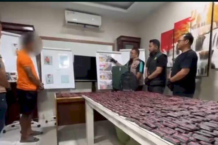 Polisi Bongkar Gudang 1.152 Vape Narkoba Berkedok Bengkel di Medan