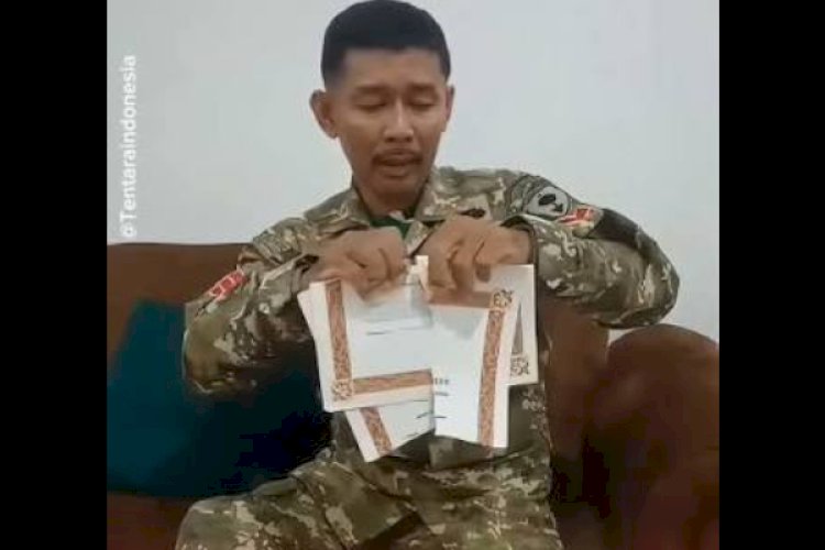 Ini Penjelasan Kodam XIV/Hasanuddin Soal Kopka Arsyad Sobek Piagam Satya Lencana Gegara Kecewa