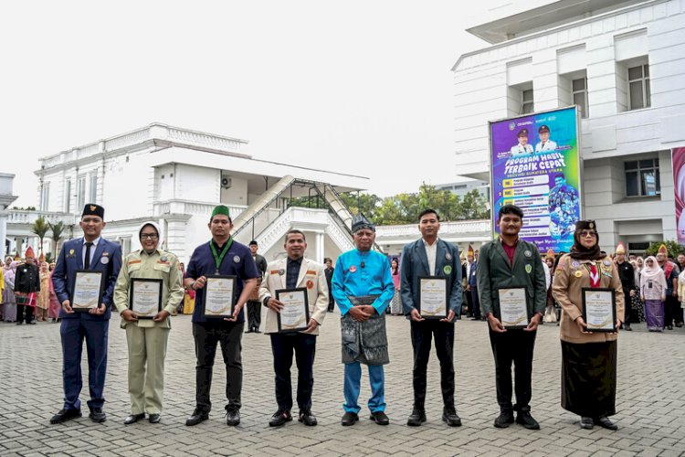 Tujuh Organisasi Pemuda Sumut Terima Penghargaan pada Hari Sumpah Pemuda
