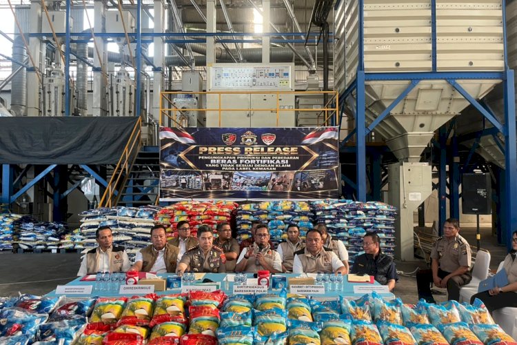 Polisi Bongkar Dugaan Kecurangan Beras Fortifikasi di Deliserdang, Produksi Capai Rp14,1 Miliar