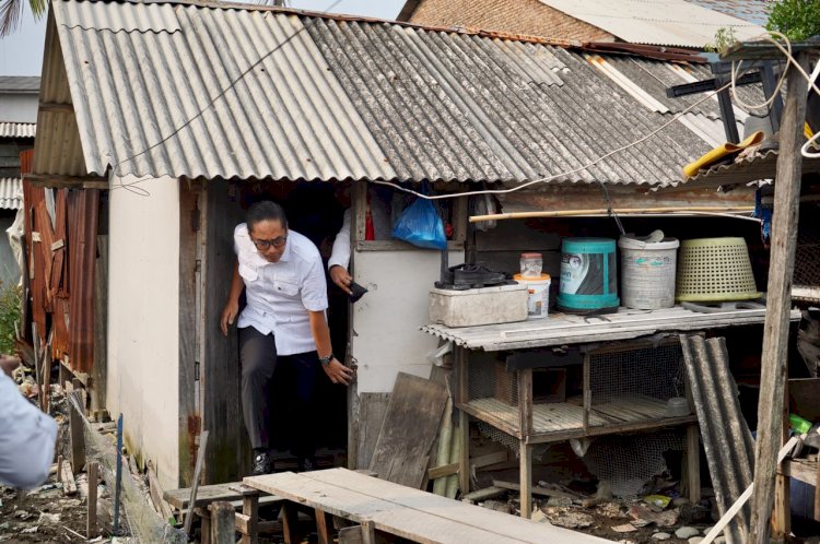 Rumah Cica di Belawan Tinggal Dapur, 10 Tahun Bertahan di Tengah Rob