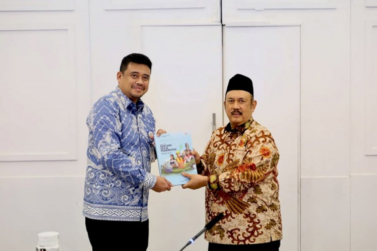 Bobby Nasution Minta Bappenas Dukung Lima Prioritas Pembangunan Sumut