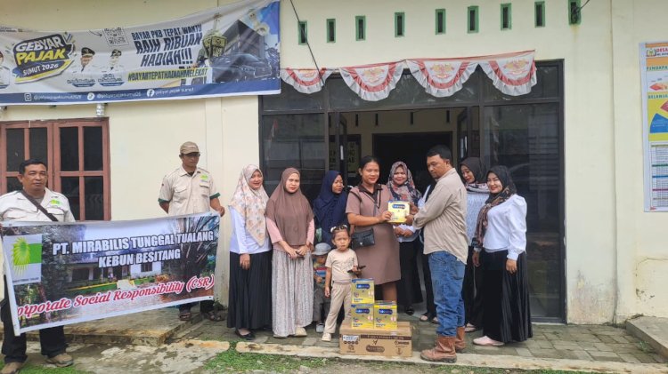 PT Mirabilis Tunggal Tualang dan Sri Timur kembali Salurkan CSR Untuk Kalangan Ibu Hamil di Langkat