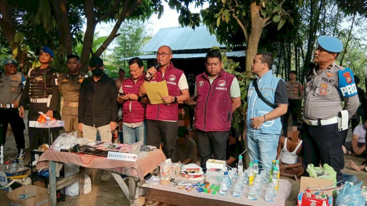 Digerebek Polda Sumut, Sarang Narkoba di Percut Ungkap 27 Orang Positif