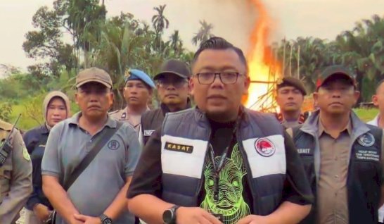 Tim Gabungan Gerebek Sarang Narkoba Serbajadi, Enam Barak Dibakar