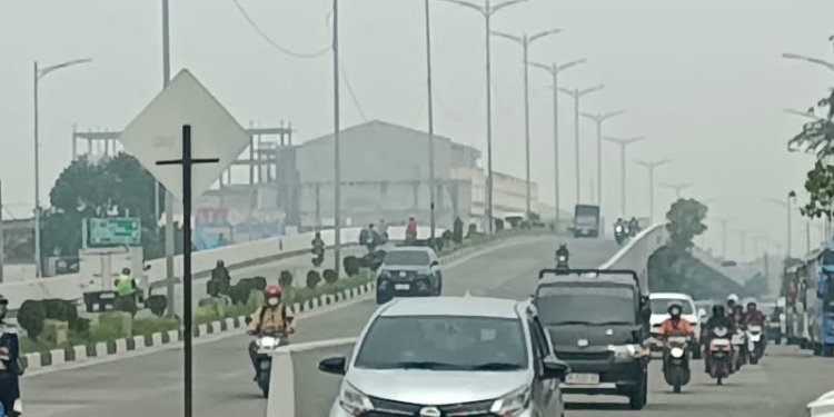 Kabut Asap Selimuti Kota Medan, Anggota DPRD Medan Himbau Siswa Pakai Masker
