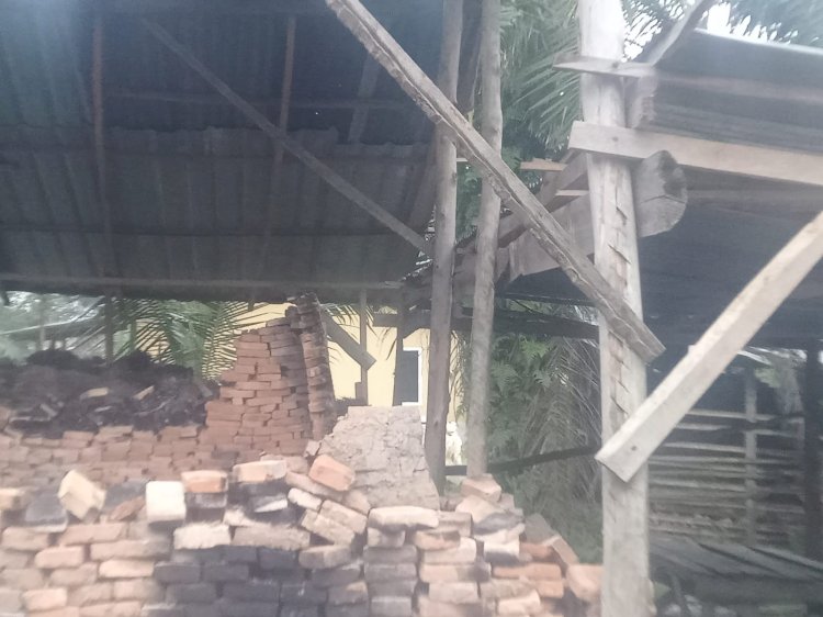Petir Sambar Kilang Batu Bata di Asahan, Seorang Pekerja Tewas