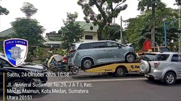 Hasil Tes Urine Negatif, Pengemudi Denza Pelaku Tabrakan di Medan Mohon Maaf dan Siap Bertanggungjawab