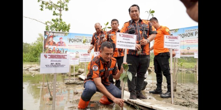Gerakan Tobat Ekologis, Musa Rajekshah Pimpin Aksi Pemuda Pancasila Sumut Tanam 100.000 Pohon di Serdangbedagai