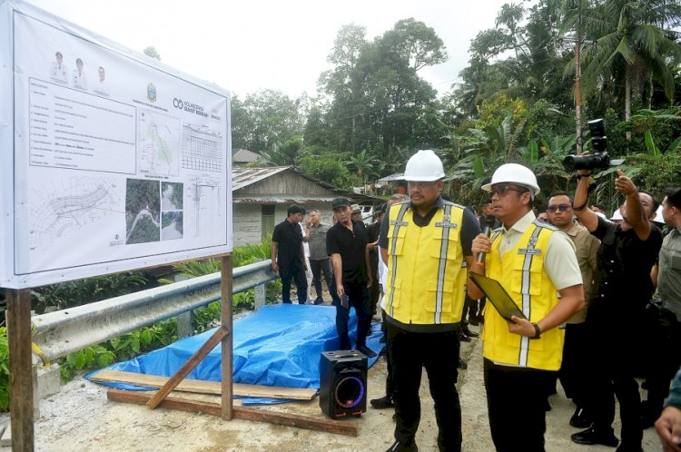Bobby Minta Proyek Turap di Nias Tuntas Sebelum Arus Nataru Meningkat