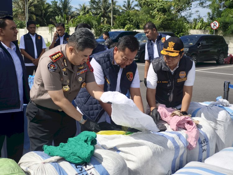 Polda Sumut Gagalkan Pengiriman 144 Ballpress Ilegal Senilai Rp432 Juta